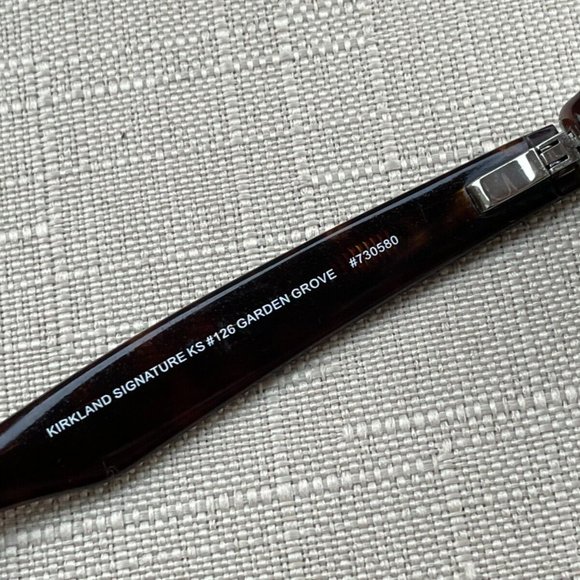 Kirkland Signature Eyeglasses/Sunglasses Unisex Frame GARDEN GROOVE Tortoise - Picture 8 of 12